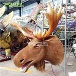 Testa di alce animatronica